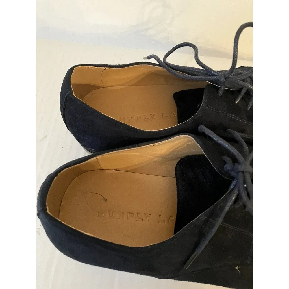 Supply Lab Shoes Men Navy Blue Size‎ 11 Dress Shoe